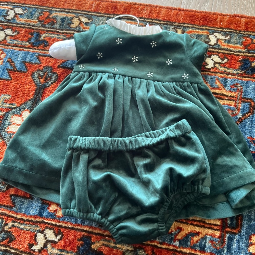 Baby dress velvet